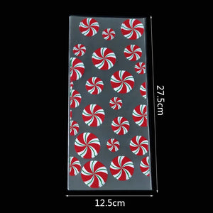 イベント・クリスマス装飾｜ギフト用 ビニール製バッグ (50枚セット)