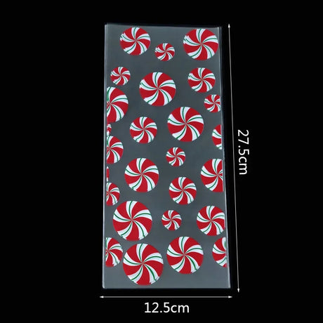 イベント・クリスマス装飾｜ギフト用 ビニール製バッグ (50枚セット)
