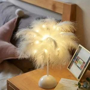 イベント装飾・インテリア｜電池式LEDスマートナイトライト羽根ランプ