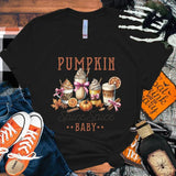 イベント・ハロウィングッズ｜レディース ハロウィンスイーツ柄Tシャツ（S～3XL）
