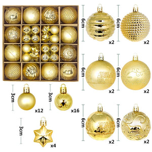イベント・クリスマス装飾｜ボールオーナメントセット