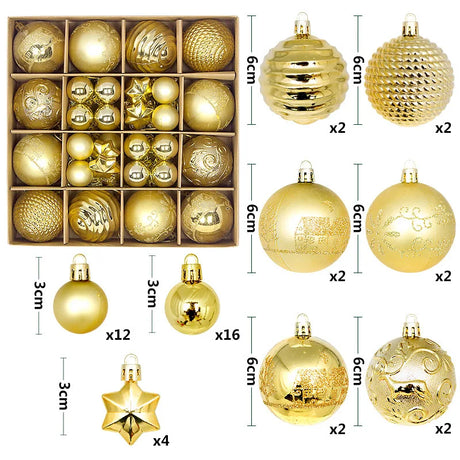 イベント・クリスマス装飾｜ボールオーナメントセット