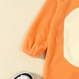 イベント・ハロウィングッズ｜キツネ着ぐるみ風ロンパース（70c〜120c）