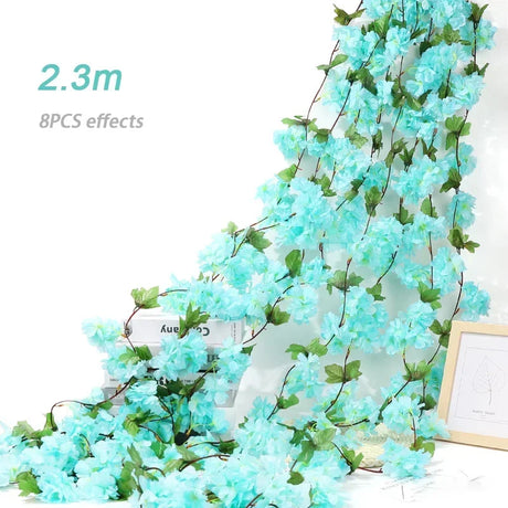 パーティー・インテリア装飾｜造花 桜ガーランド（1.8M/2.3M）