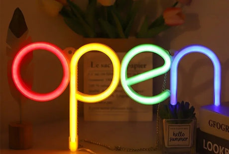 open LEDネオンサイン　選べるカラー