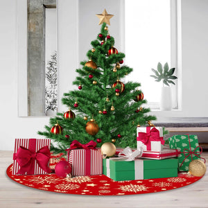 イベント・クリスマス装飾｜スノーフレーク柄 クリスマスツリースカート 90cm