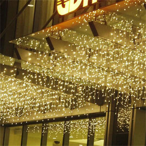 イベント・クリスマス装飾｜屋外用LEDストリングライト(幅4m)