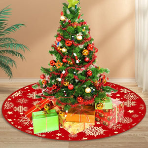 イベント・クリスマス装飾｜スノーフレーク柄 クリスマスツリースカート 90cm
