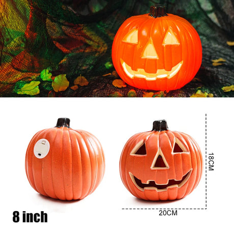 イベント・ハロウィングッズ｜20cm LEDパンプキンランプ