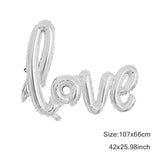 ハート型バルーン バレンタインデー装飾