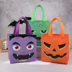 イベント・ハロウィングッズ｜不織布お菓子トートバッグセット