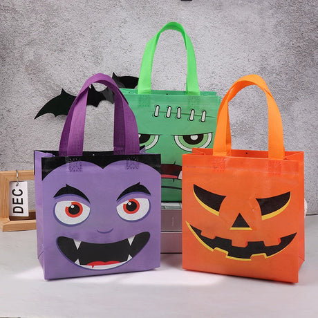 【イベント・ハロウィングッズ】不織布お菓子トートバッグセット
