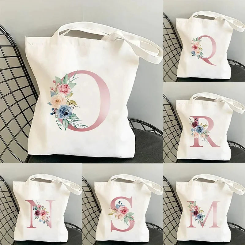 |ノベルティ用品 | イニシャルプリントトートバッグ | 35×40c