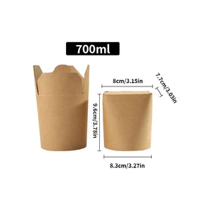|イベント・ノベルティ用品 | 電子レンジ可 耐油クラフト紙フードBOX | 100/550/700ml