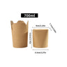 |イベント・ノベルティ用品 | 電子レンジ可 耐油クラフト紙フードBOX | 100/550/700ml