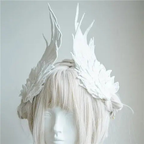イベント・ハロウィングッズ｜エンジェル風ヘアクリップ