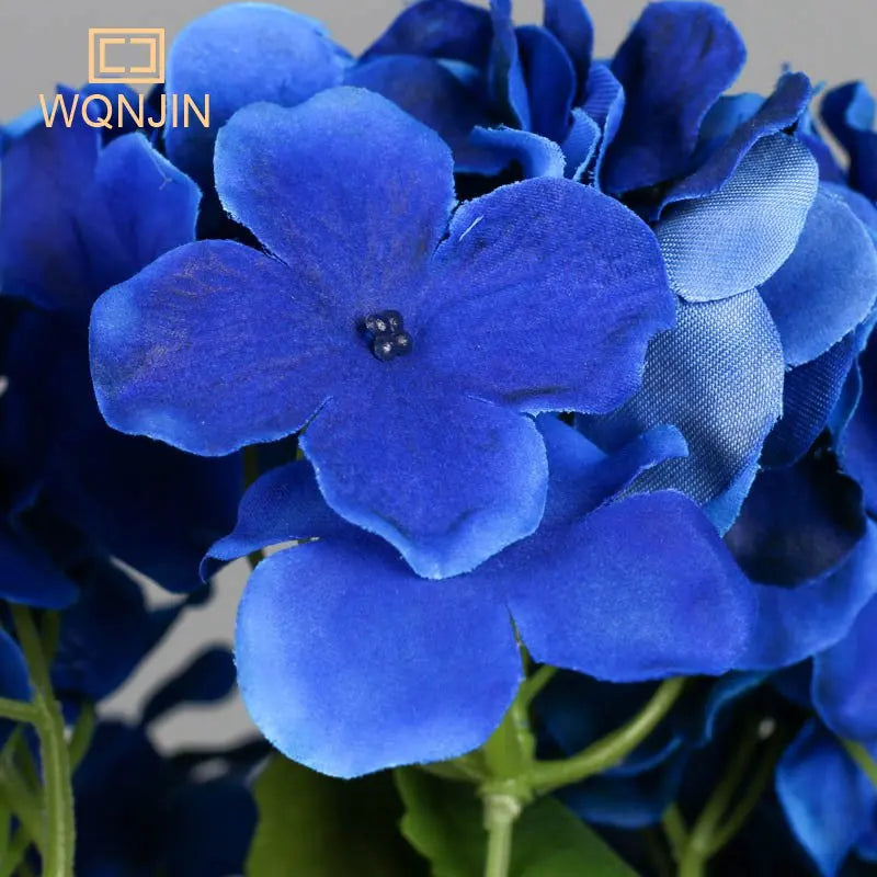パーティー・インテリア装飾｜造花シルクフラワー 紫陽花ブーケ5輪セット