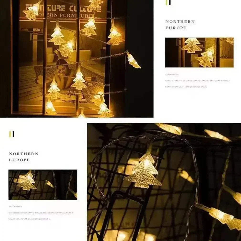 イベント・クリスマス装飾｜防水クリスマスLEDストリングライト (1.5m/3m)