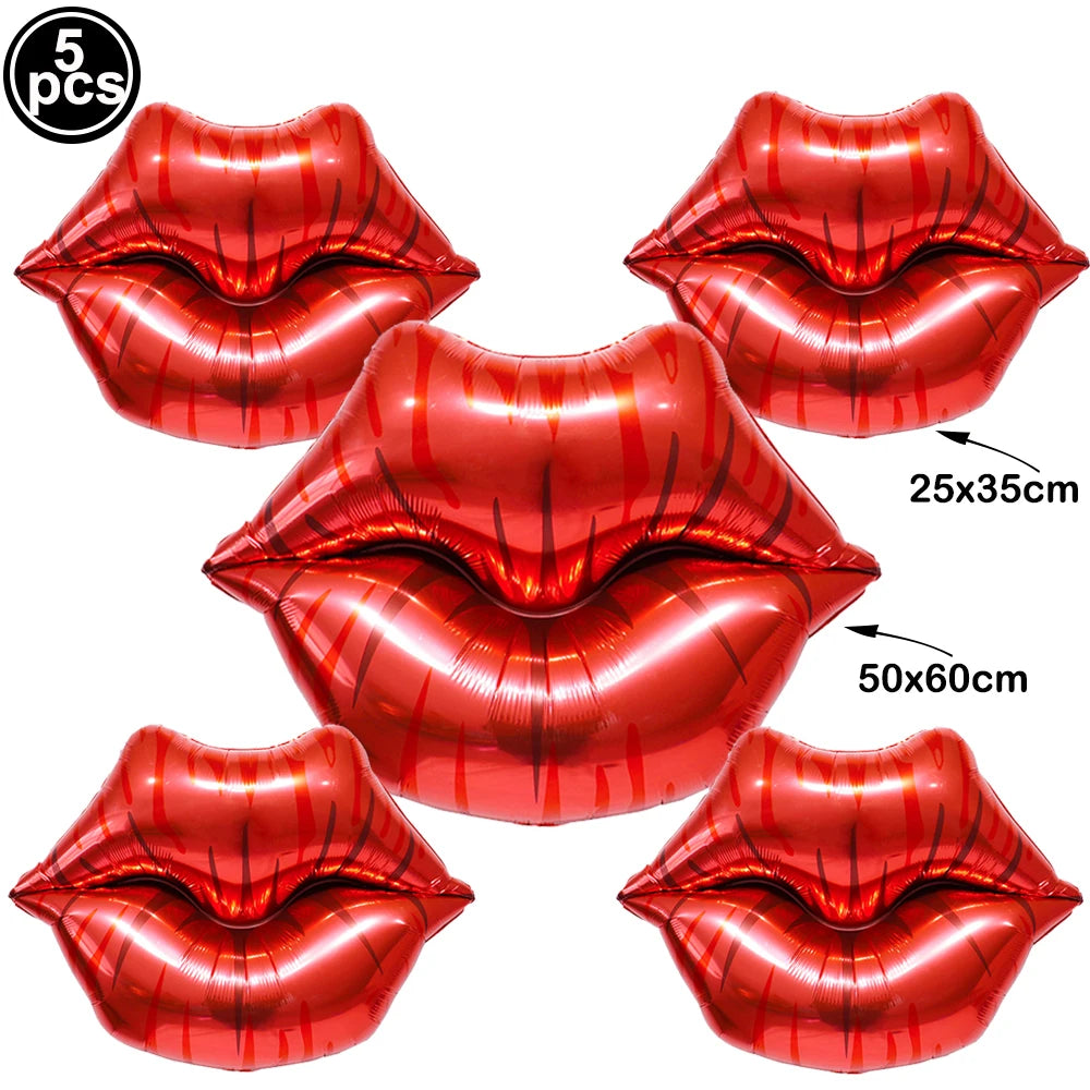 バレンタイン用ハート型クマバルーンセット