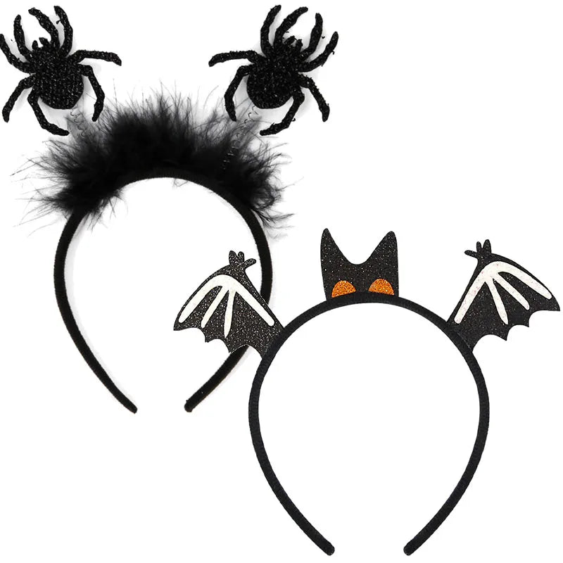 イベント・ハロウィングッズ｜スパイダー・こうもり柄カチューシャ