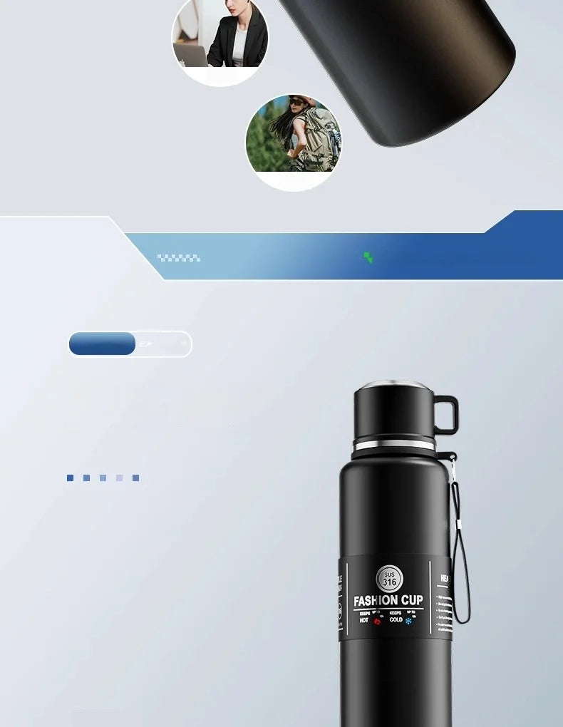 |イベント・ノベルティ用品 | ポータブル魔法瓶 ステンレスサーモス | 600～1500ml