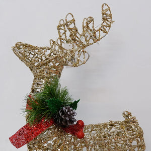 イベント・クリスマス装飾｜鉄製トナカイライトイルミネーション(30c/40c/50c)