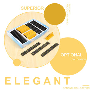 ゴールドトーンメタルアラビア数字値札セット