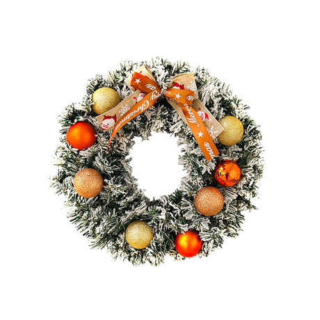 【イベント・クリスマス装飾】赤いベリーの玄関用クリスマスリース