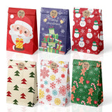 イベント・クリスマス装飾｜クリスマス柄ギフトバッグセット(8/12枚 )