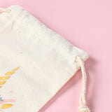 |イベント・ノベルティ用品 | ユニコーン柄 きんちゃく 6個セット | W10×H15cm