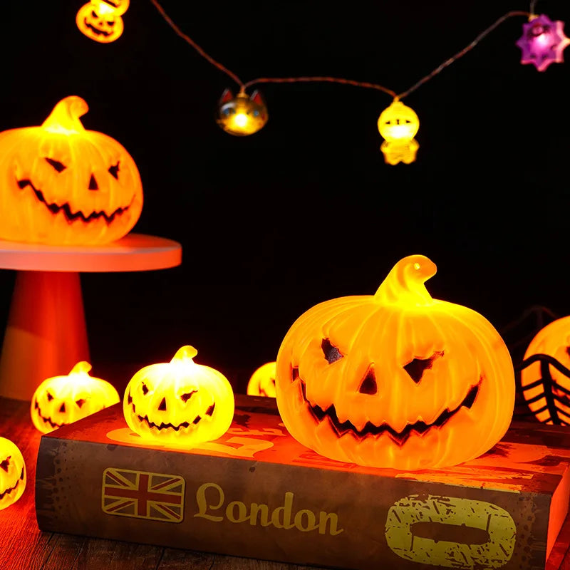 イベント・ハロウィングッズ｜パンプキン電子ランタンナイトライト
