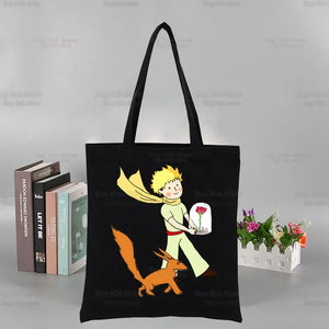 |ノベルティ用品 |星の王子さま キャンバストートバッグ |34x40c
