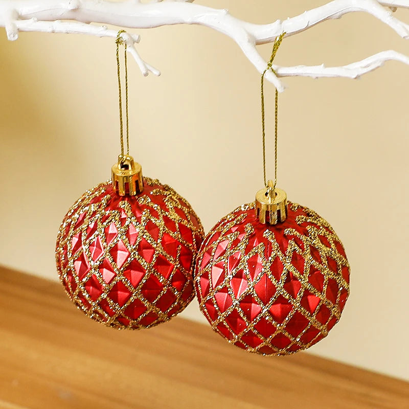 イベント・クリスマス装飾｜大型クリスマスツリーボール 6個セット 6cm