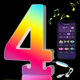 【LED装飾】LEDライト・デコレーションライト（数字／アルファベット）