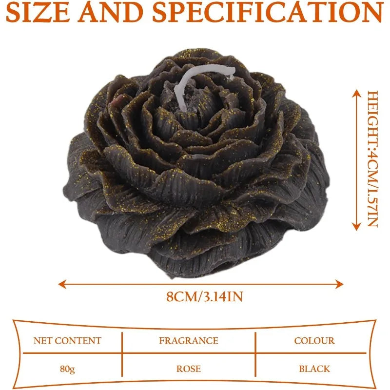 牡丹の香り付き大豆ワックスキャンドル 80g