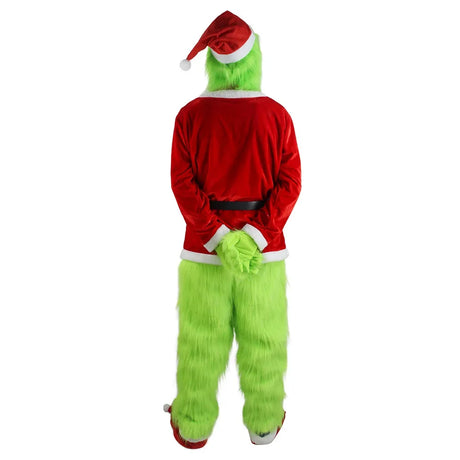 イベント・クリスマスグッズ｜アニメグリンチ風サンタコスプレセット(S-M/L-XL/2XL-3XL/4XL-5XL)