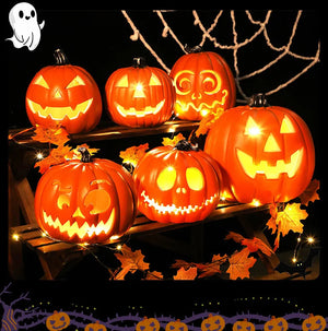 イベント・ハロウィングッズ｜LEDカボチャライト装飾アイテム