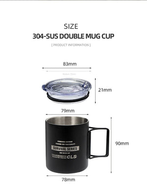 |イベント・ノベルティ用品 | ステンレスダブルウォールマグカップ | 320ml