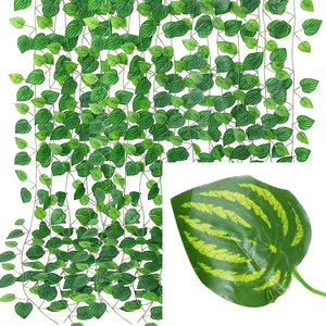 2M・人工グリーンつる植物・壁掛け・フェイク植物