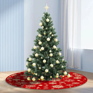 イベント・クリスマス装飾｜スノーフレーク柄 クリスマスツリースカート 90cm