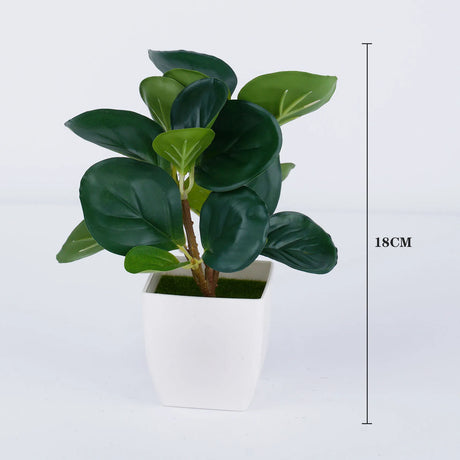フェイクグリーン 盆栽 鉢植え装飾｜人工観葉植物 ミニテーブルプランター インテリア オフィス ホテル用