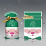 イベント・クリスマス装飾｜ビニール製 クリスマス柄ギフト用バッグ(5個入)