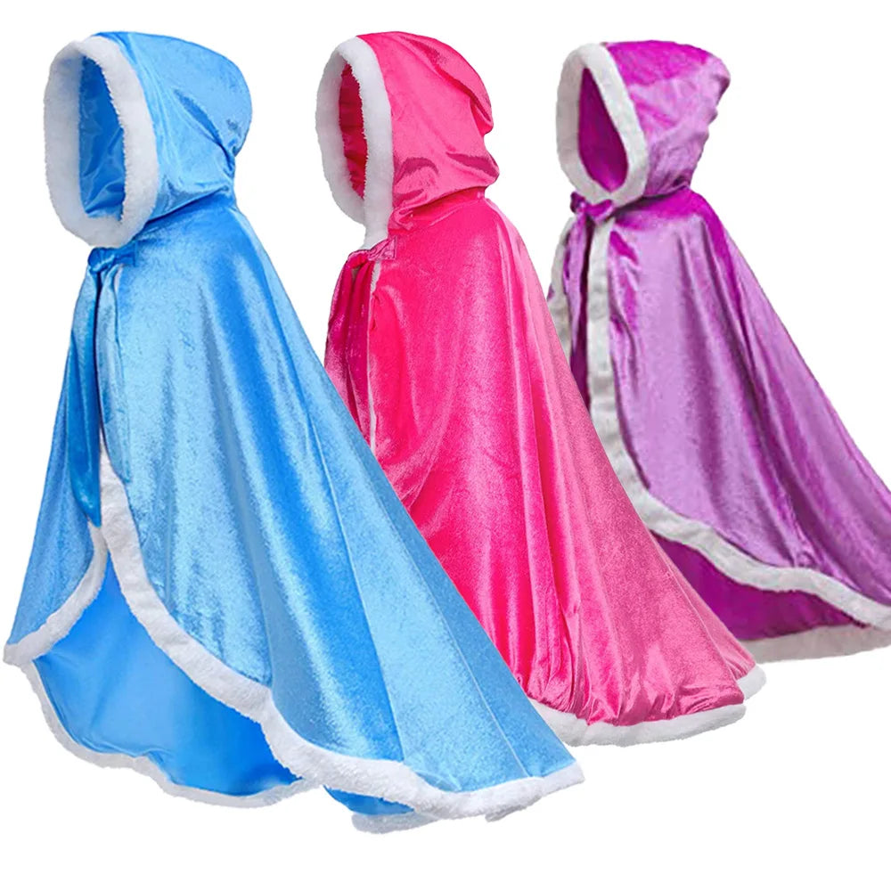 イベント・クリスマスグッズ｜キッズ用 アナと雪の女王 エルサ風マント(110c～150c)