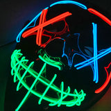 イベント・ハロウィングッズ｜LED光る！仮面マスク(フリーサイズ)