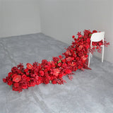 UFlower 200cm 人工ローズ＆アジサイ装飾