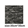【DIY用】レンガ風ステッカー 35x35cm/ 70cmx15cm(12pcs）