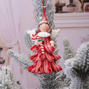 イベント・クリスマス装飾｜ソフト陶器ペンダント 天使チャーム