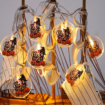 【イベント・ハロウィン装飾】電源えらべるLEDデコレーションライト(1.5M/3M/6M)｜誉PRINTING