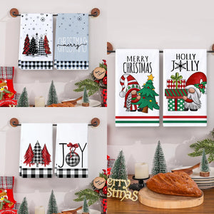 イベント・クリスマスグッズ｜クリスマス柄キッチンタオルセット(1枚/２枚)