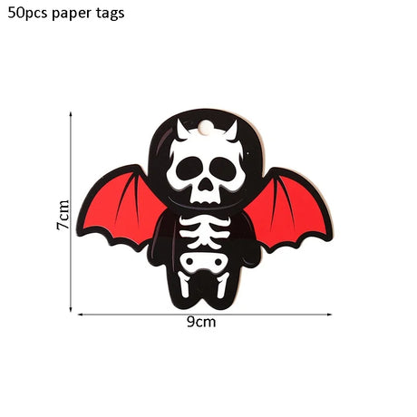 イベント・ハロウィングッズ｜ハロウィン用ギフトタグ50枚セット